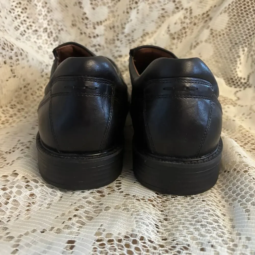 Johnston & Murphy XC4 Stanton Men's US 12 M Black Venetian Leather Loafer Shoes